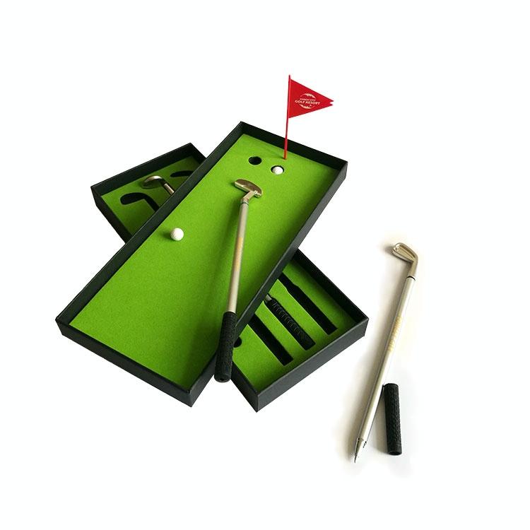 Mini Golf Putting Mat Trainer - 24.5X10.5X3.5Cm Court Push Rod-1964932320809062402