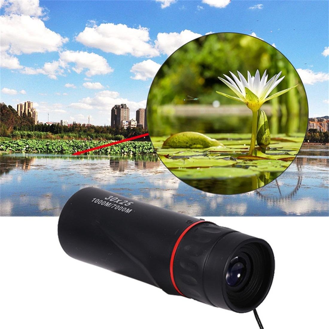 Portable Mini Monocular Telescope - 30X25 - Black-1915196757986381824