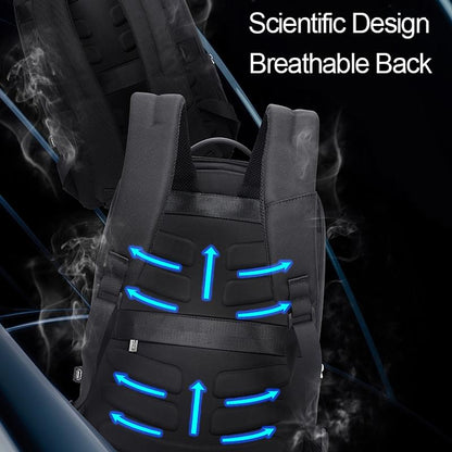 Waterproof Anti-Theft Usb Shoulder Bag - Large Capacity - Black-1915196741372743684