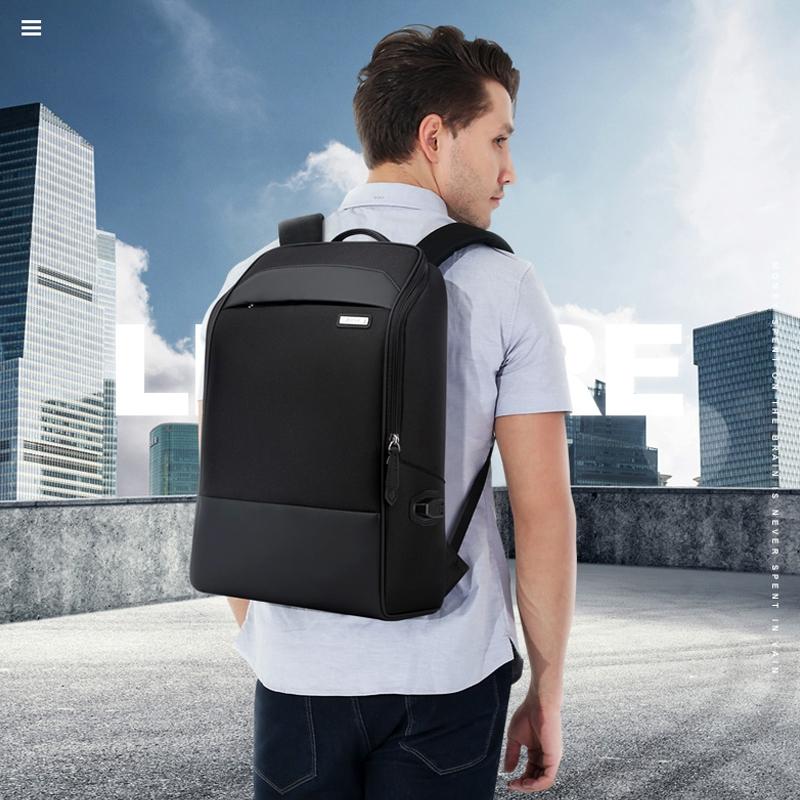 Waterproof Anti-Theft Usb Shoulder Bag - Large Capacity - Black-1915196741372743687