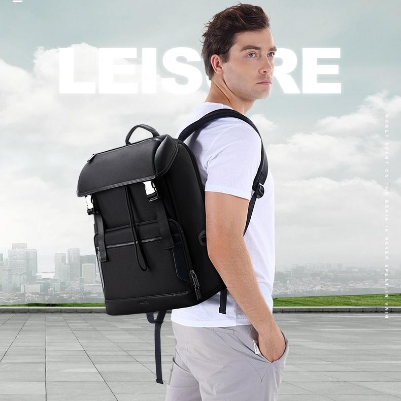 Waterproof Anti-Theft Travel Backpack - 31X19X43Cm In Black-1915196683810115588