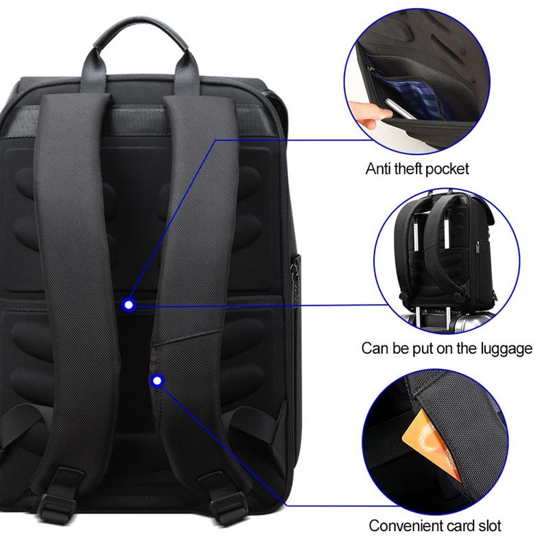 Waterproof Anti-Theft Travel Backpack - 31X19X43Cm In Black-1915196683810115591