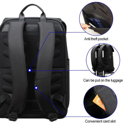 Waterproof Anti-Theft Travel Backpack - 31X19X43Cm In Black-1915196683810115591