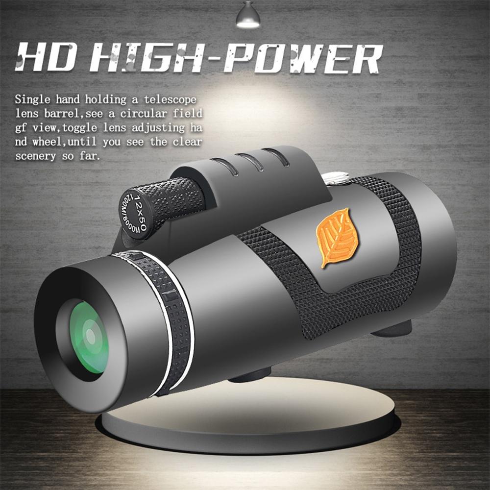 Professional Hd Monocular Night Vision Telescope - 12X50-1915198081247350787
