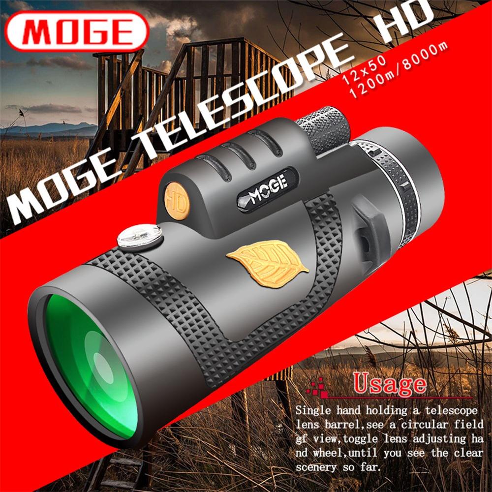 Professional 12X50 Hd Monocular Night Vision Telescope + Tripod-1915197942508163077
