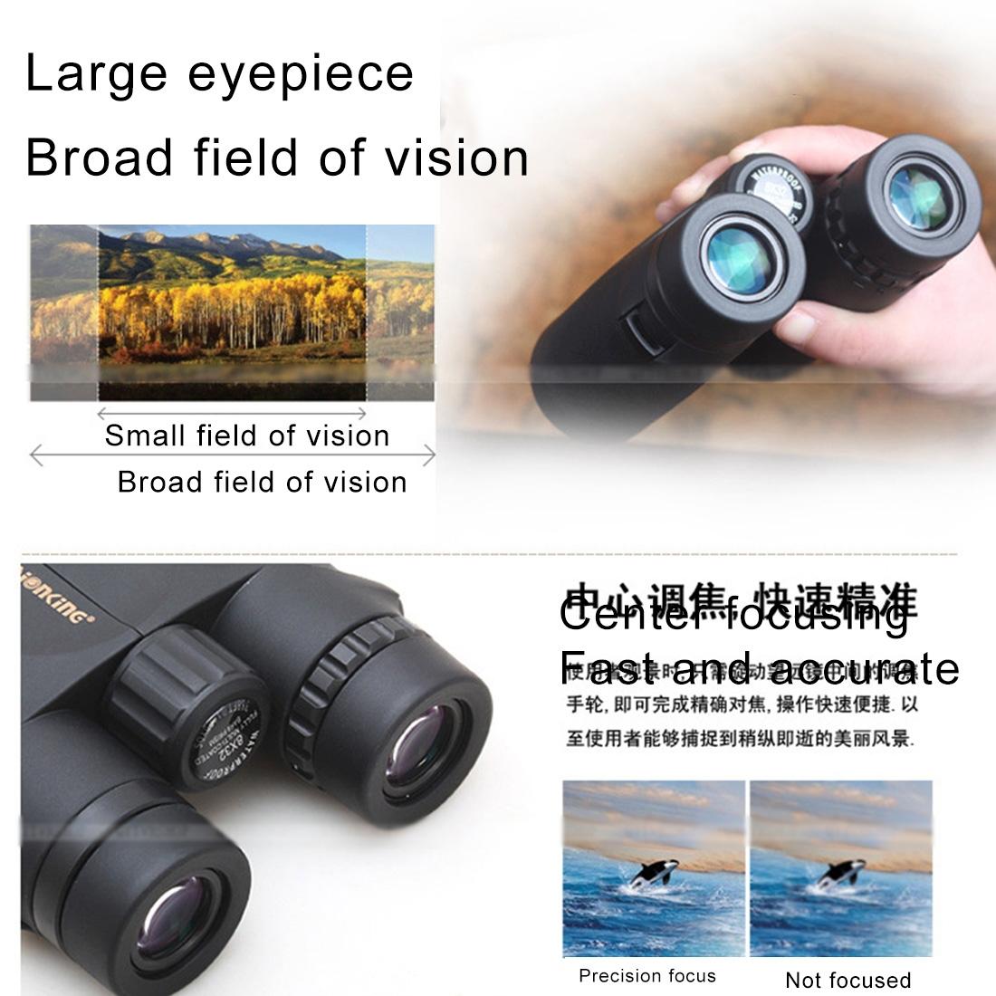 Professional 8X32 Binoculars For Camping Hunting And Traveling - Waterproof With Night Vision-1915197547400531973