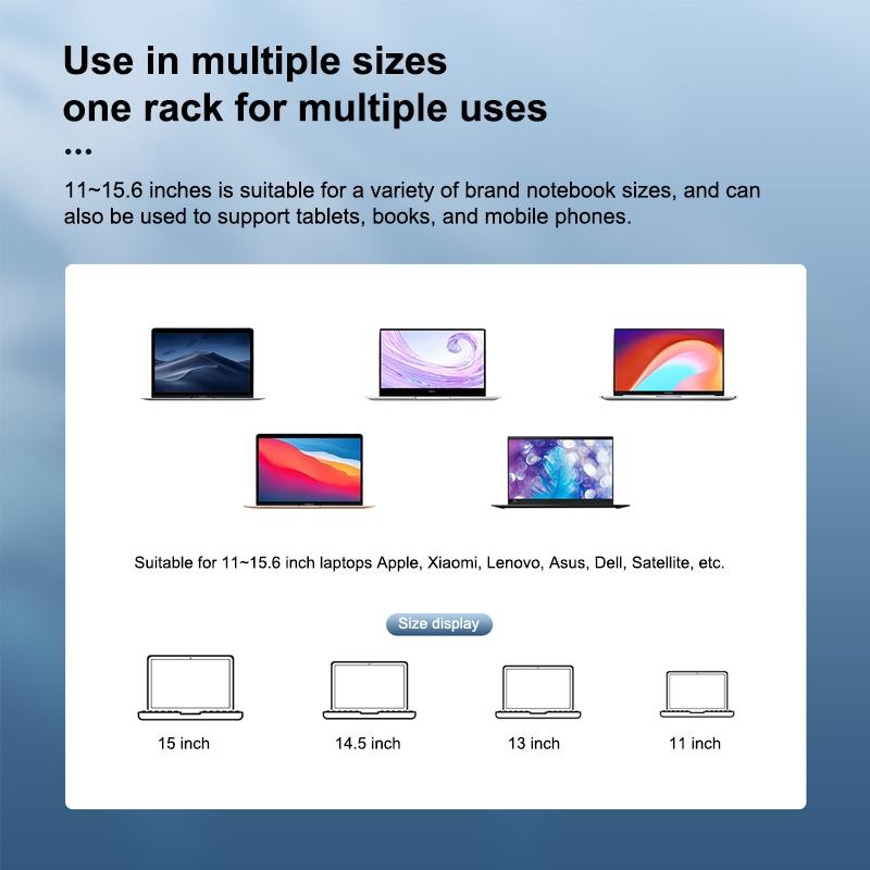 Adjustable Folding Laptop Stand - Aluminum Alloy-1964932245722632198