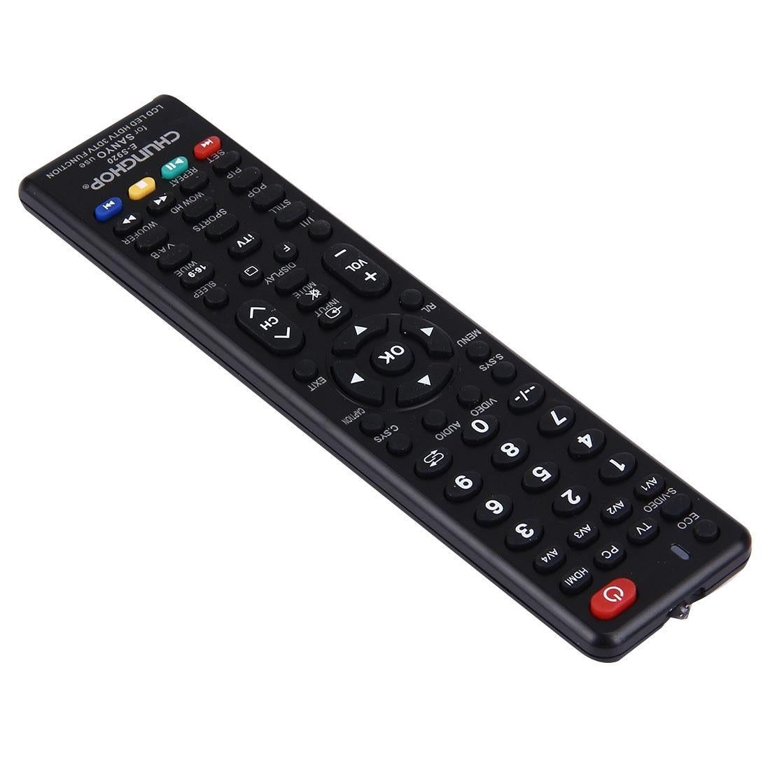 Universal Remote For Sanyo Led / Lcd / 3Dtv - Chunghop E S920-1969996419058241539