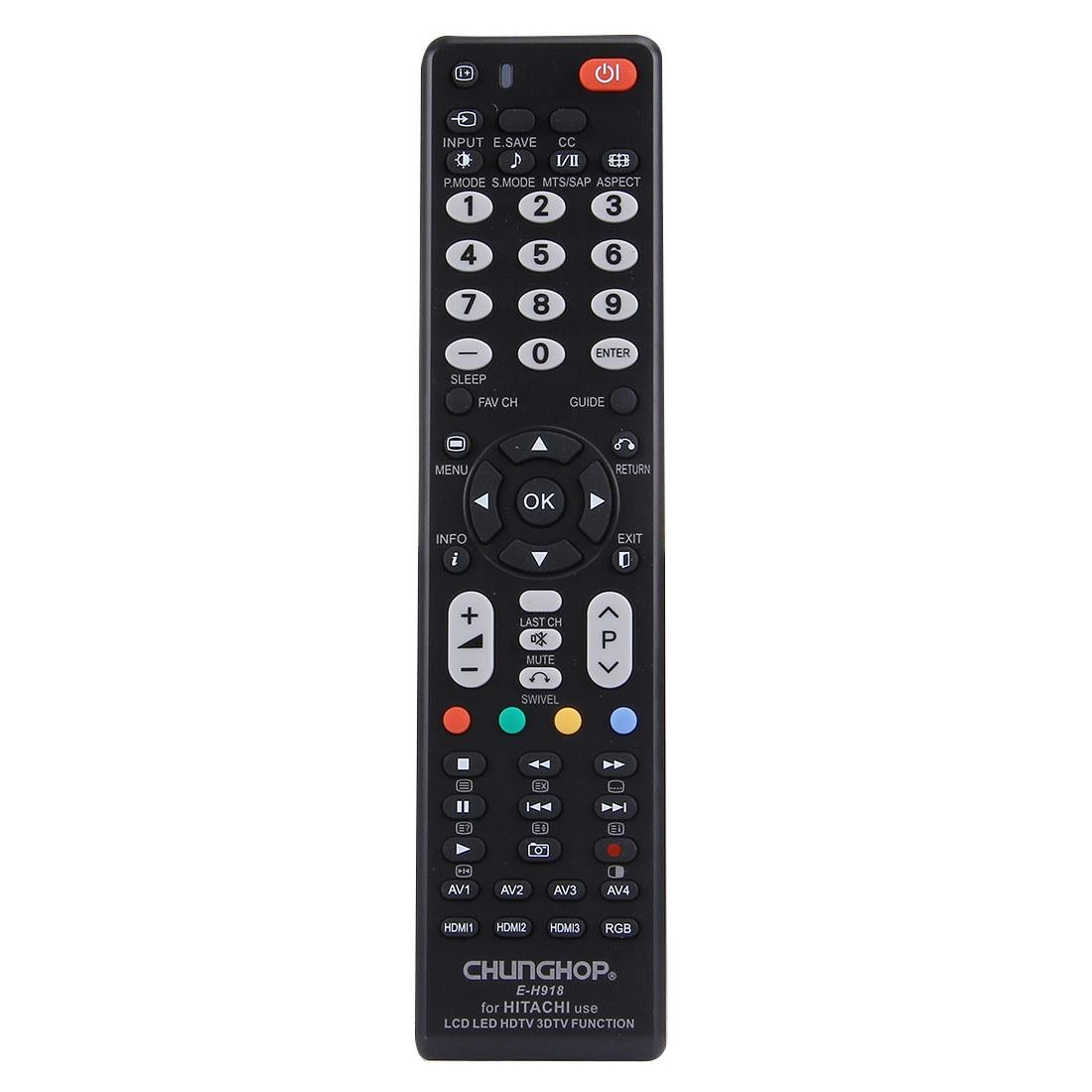 Universal Remote For Hitachi Led / Lcd / 3Dtv-1922443477795344385