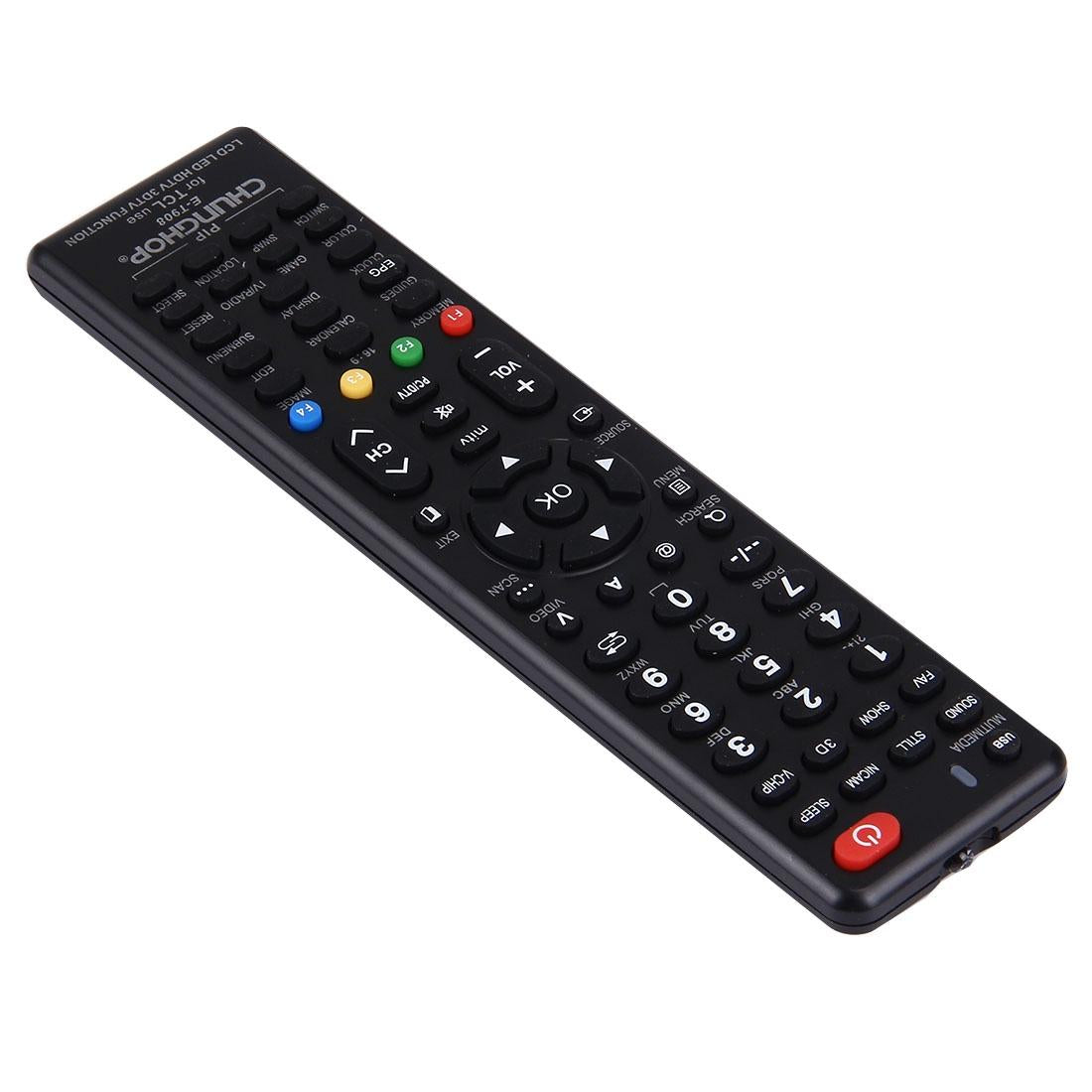 Universal Remote For Tcl Led / Lcd / Hdtv / 3Dtv - Chunghop T908-1915197966017236995