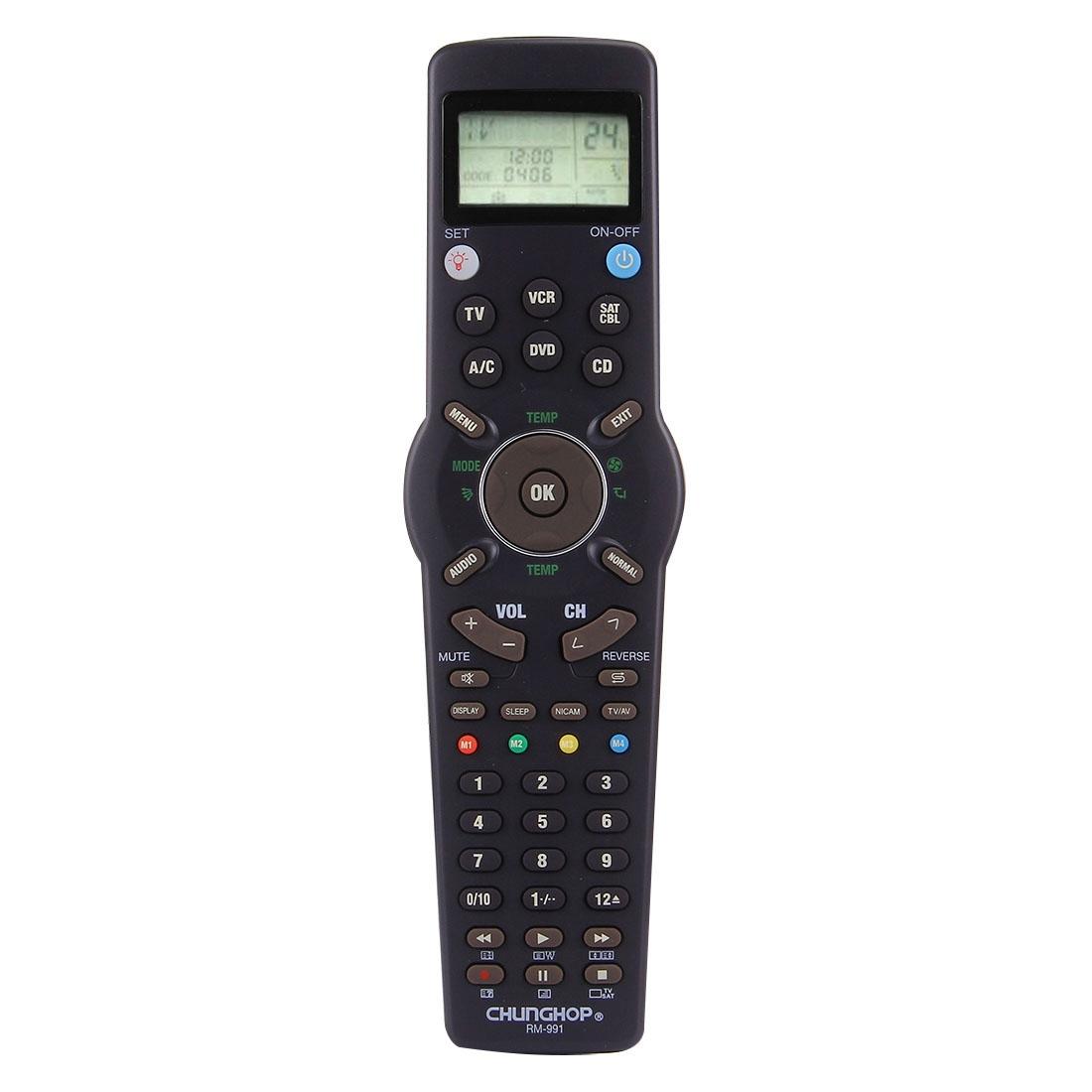 Universal Lcd Remote Controller With Learning Function For Tv Vcr Sat Cbl Dvd Cd A / C - Chunghop Rm L991-1915197264465367041
