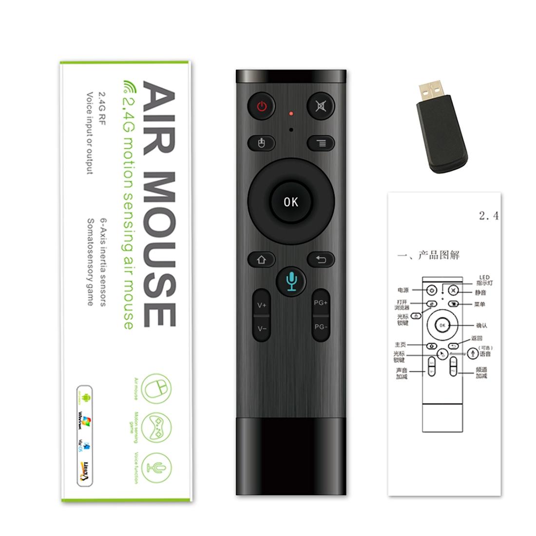 Universal 3D Air Mouse Remote With Voice Control-1915197465016012809