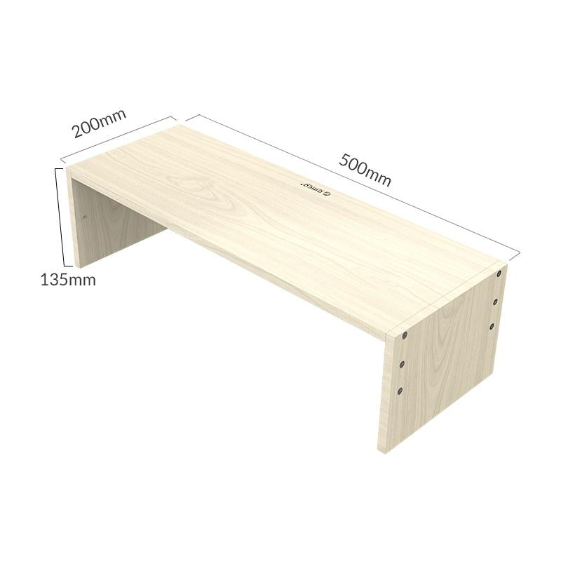 Natural Wood Monitor Stand - Compact Design-1964932335593984004