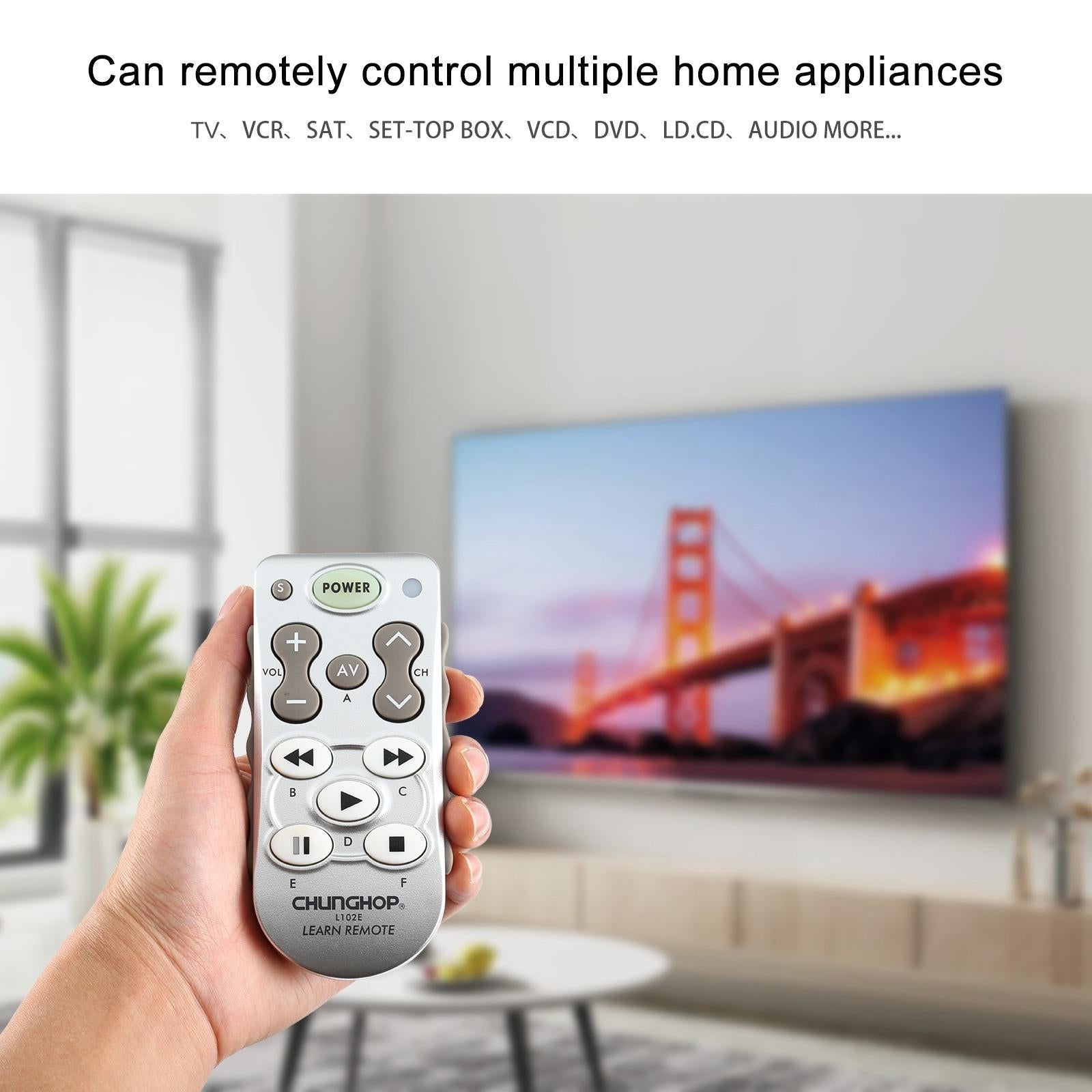 Universal Learning Remote Control - Chunghop L102-1915198018022412293