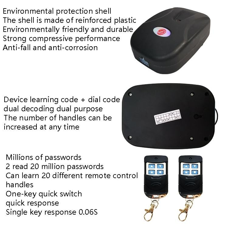 Wireless Garage Door Controller For Roll Gates - Remote Control Plug & Chain Motor-1915197573229056005