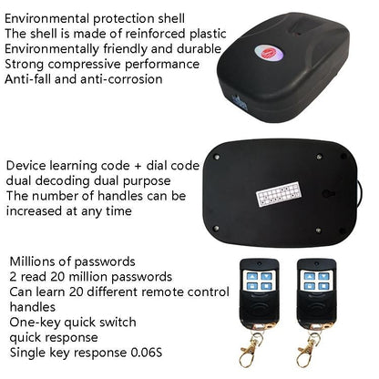 Wireless Garage Door Controller For Roll Gates - Remote Control Plug & Chain Motor-1915197573229056005