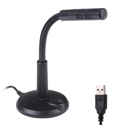 Usb Computer Microphone - Plug And Play - Black-1915196753523642368