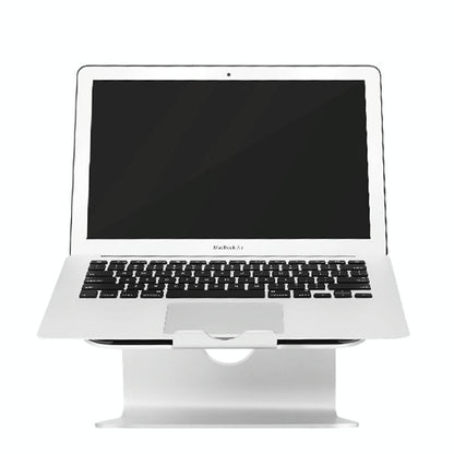 Aluminum Cooling Stand For Mac Ipad And Laptops - Rotating Design Silver-1915196595629068291