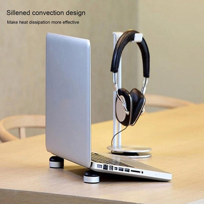 Aluminum Laptop Cooler Stand - Compact Design-1964932361246347268