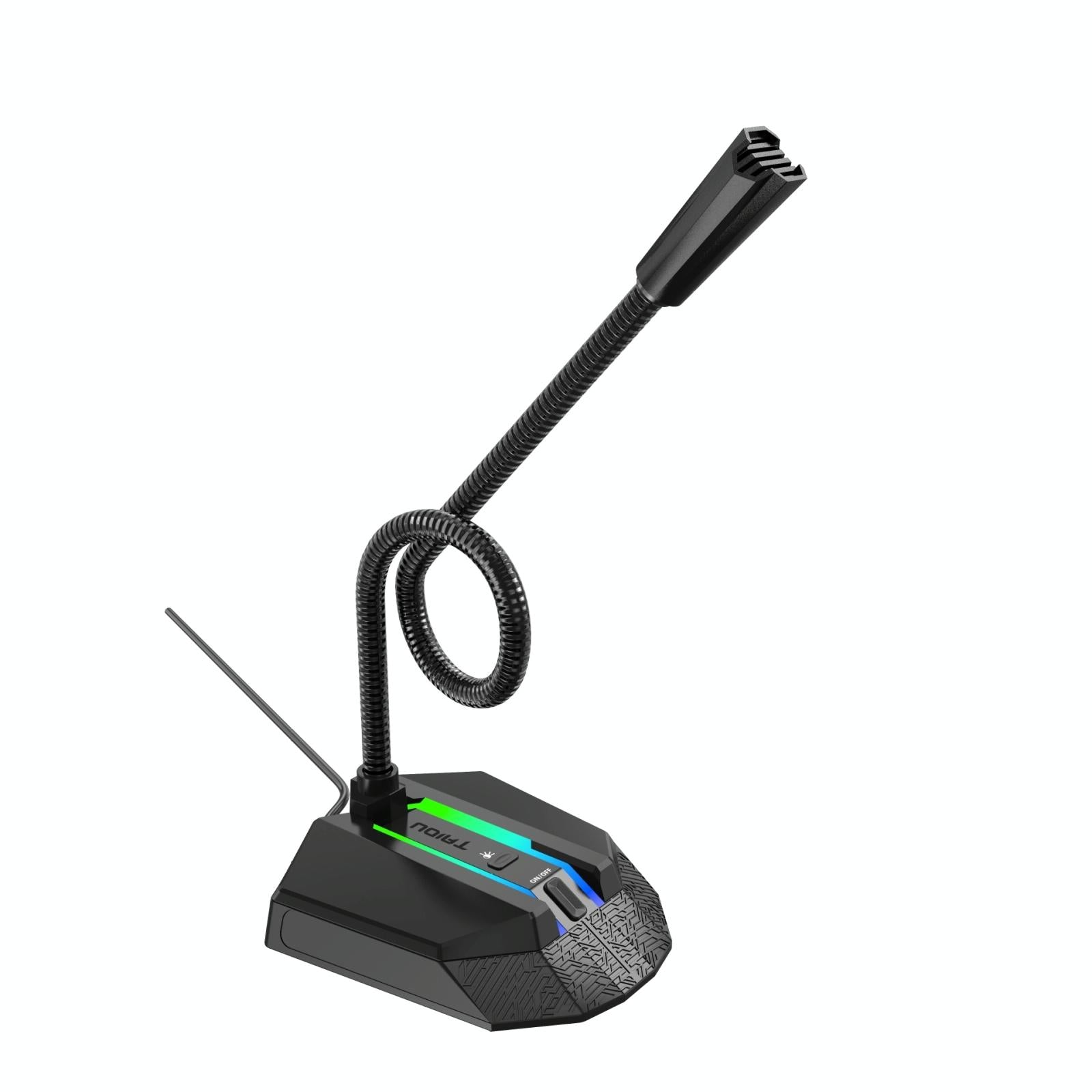Flexible Usb Microphone With Rgb Lighting For Voice Chat And Video Conferencing-1915197799817940992