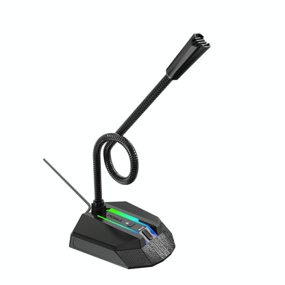 Flexible Usb Microphone With Rgb Lighting For Voice Chat And Video Conferencing-1915197799817940992