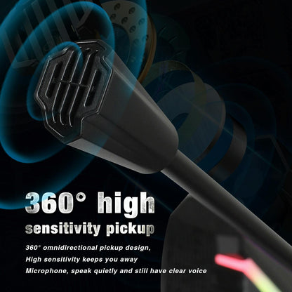 Flexible Usb Microphone With Rgb Lighting For Voice Chat And Video Conferencing-1915197799817940997