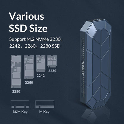 Rgb M.2 Nvme Ssd Enclosure - Compact Design-1915198323296440327