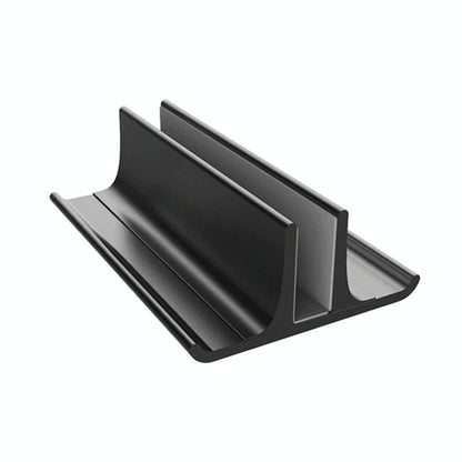 Adjustable Vertical Laptop Stand - Portable Aluminum Alloy Base Black-1964932174557876225