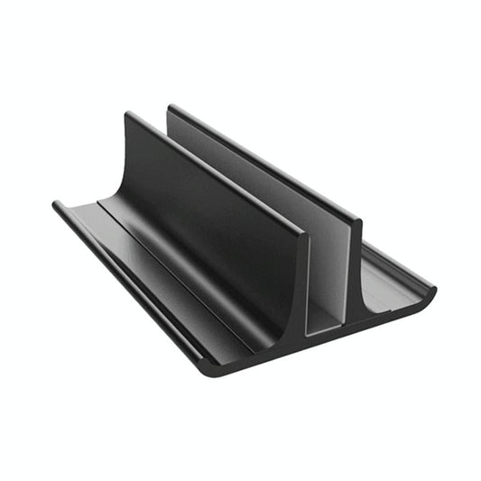 Adjustable Vertical Laptop Stand - Portable Aluminum Alloy Base Black-1964932174557876225