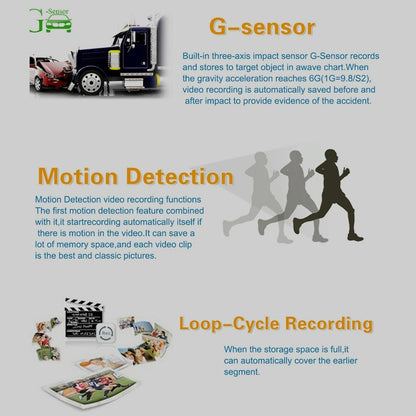 2.7 Lcd Car Dvr Camera With 170 Degree Wide Angle 2304 X 1296P Hd Screen-1915196742060609542