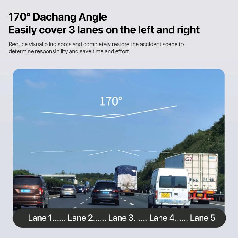 Panoramic Triple Recording Wifi Dash Cam With 2K Ultra Hd Night Vision-1915197539578155015