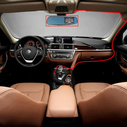 Rearview Mirror Dvr With Left Screen Display-1915197956273868806