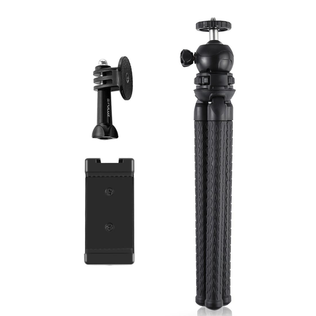 Flexible Mini Octopus Tripod With Ball Head And Phone Clamp For Slr Cameras Gopro And Cellphones-1915197900430905351