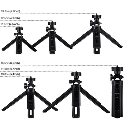 Usb 3 Modes Dimmable Led Ring Light & Pocket Tripod Kit With Cold Shoe Ball Head - 4.7 Inch Diameter-1915196489974550530