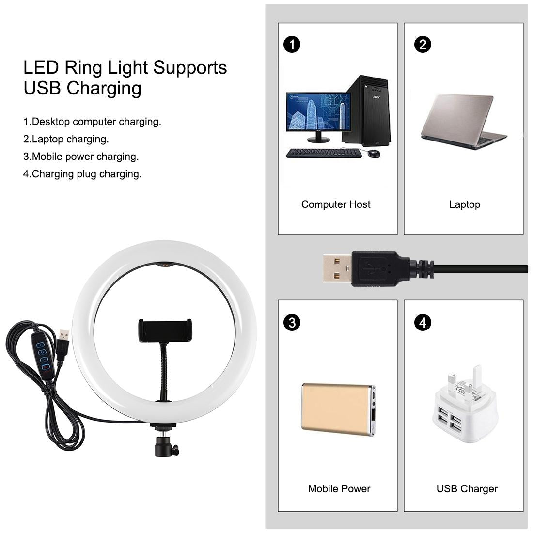 10.2 Dual Phone Tripod With Usb Ring Light & Remote-1915196784095924229