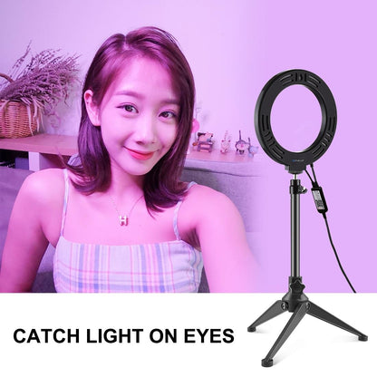 6.2 Rgbw Led Ring Light With Tripod And Remote Control-1915196772515450882