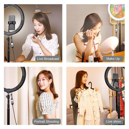 11.8 Rgbw Led Ring Light Kit With Mount & Remote-1915196786058858501