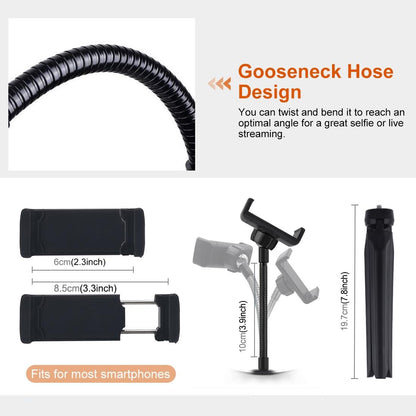 10.2 Marquee Led Beauty Light With Tripod And Remote - Dual-Colour Ring Light For Vlogging And Photography-1915196724595527686