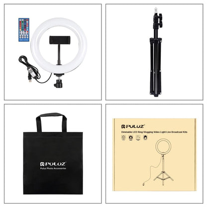 7.9 Usb Rgb Light With Dual Colour Temperature & Tripod Mount For Vlogging And Selfie Photography - Black-1915196494730891270