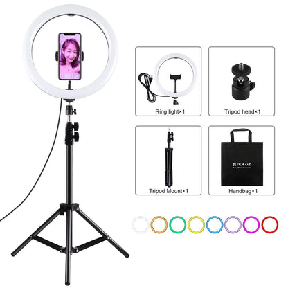 11.8 Led Ring Light Kit With Tripod And Phone Clamp-1915196745835483136