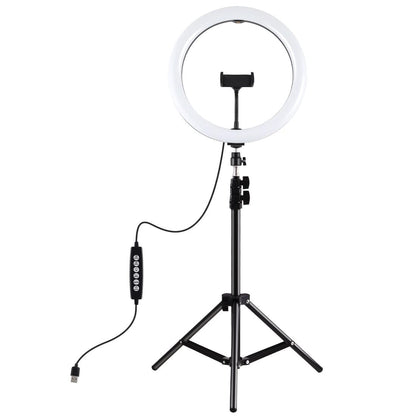 11.8 Led Ring Light Kit With Tripod And Phone Clamp-1915196745835483137