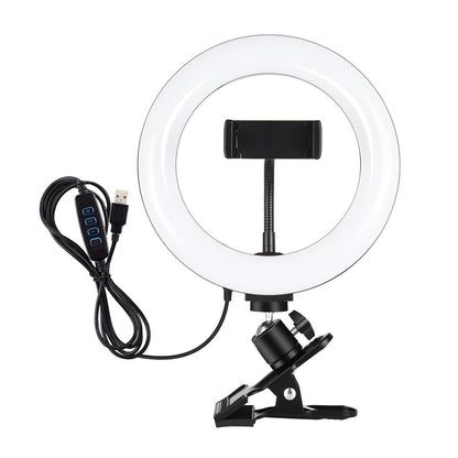 7.9 Ring Selfie Light With Dual Colour Led For Vlogging & Photography-1915196671587913729