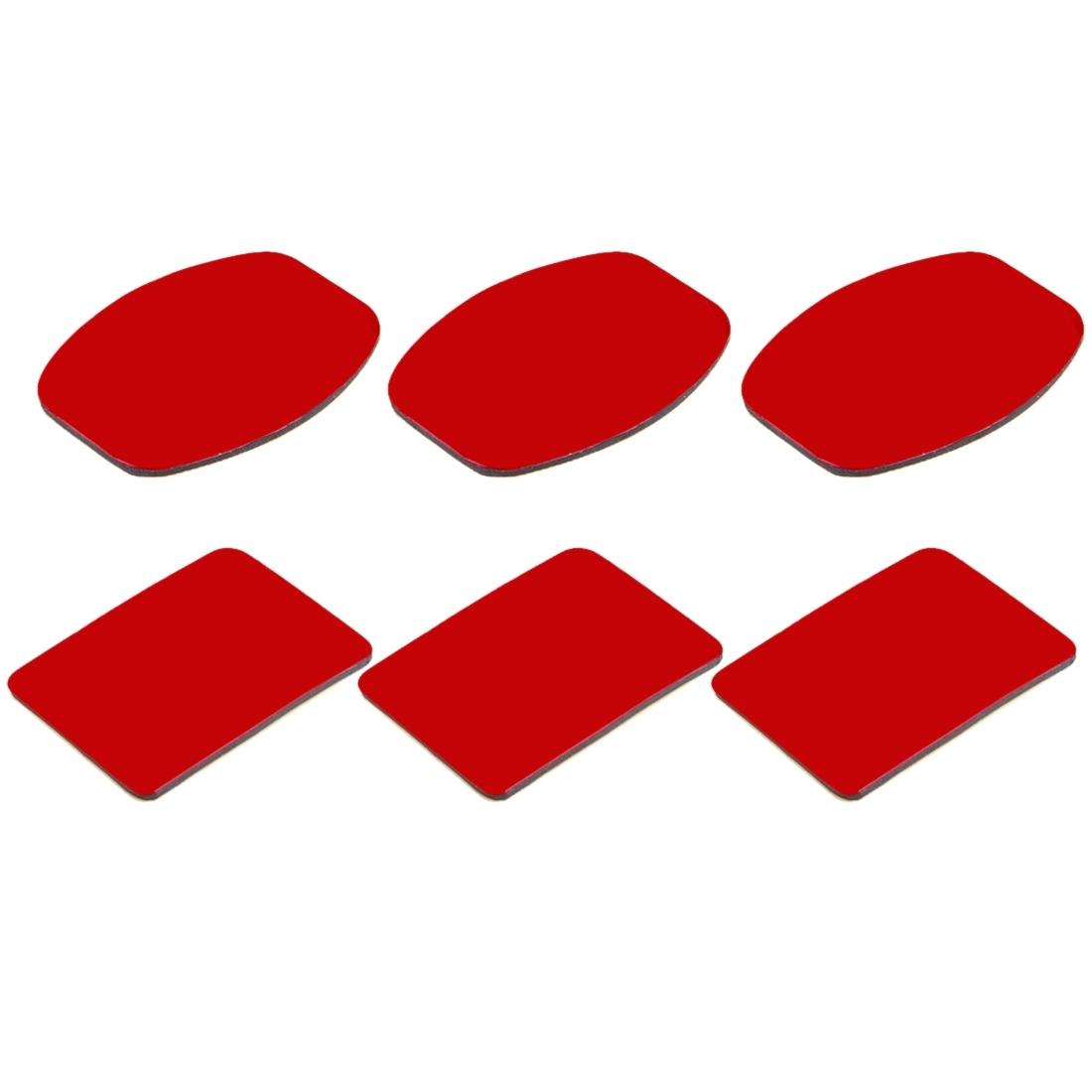 Set Of 3 Flat And 3 Curved Adhesive Pads For Gopro Hero12-1915197544854589445