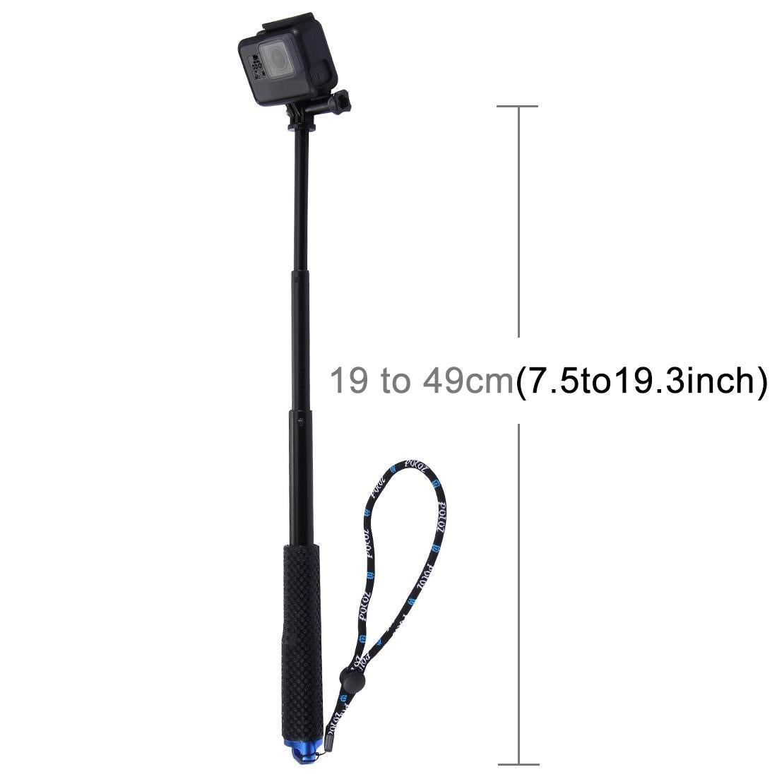 Extendable Monopod For Gopro And Other Action Cameras - 19-49Cm-1915198434944618500