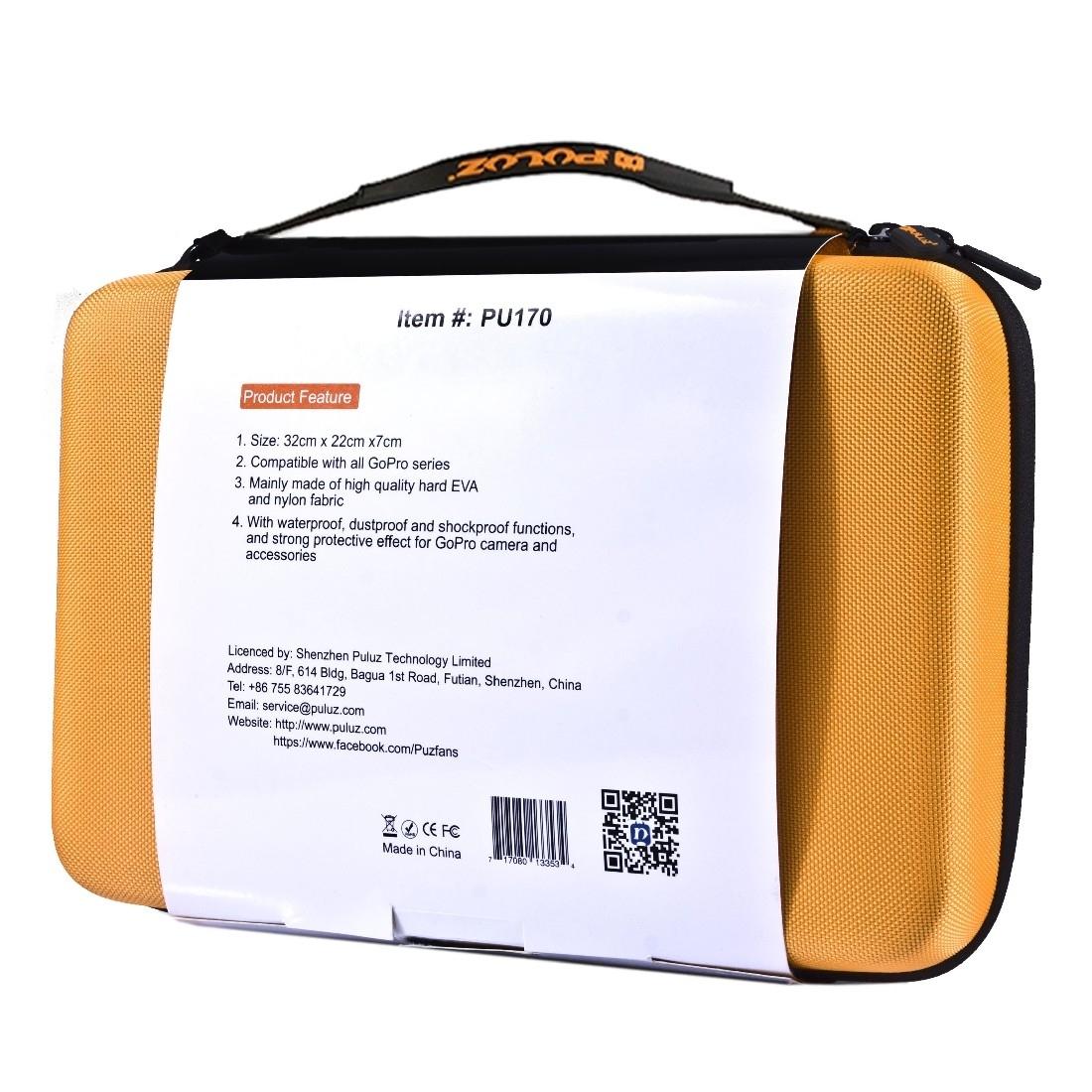 Waterproof Travel Case For Gopro Insta360 Dji Action Cameras - Large Size-1915198233248927752