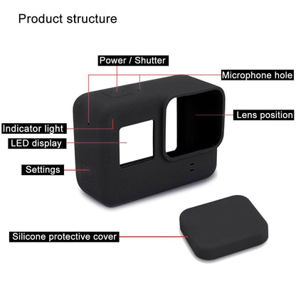 Gopro Hero7 Silicone Case With Lens Cover-1915197101910921220