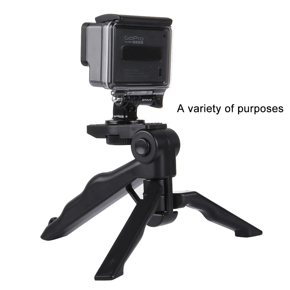 Grip Folding Tripod Mount For Gopro And Xiaoyi Action Cameras-1915198075840892932