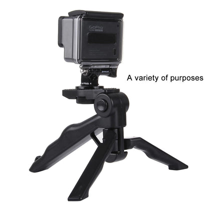 Grip Folding Tripod Mount For Gopro And Xiaoyi Action Cameras-1915198075840892932