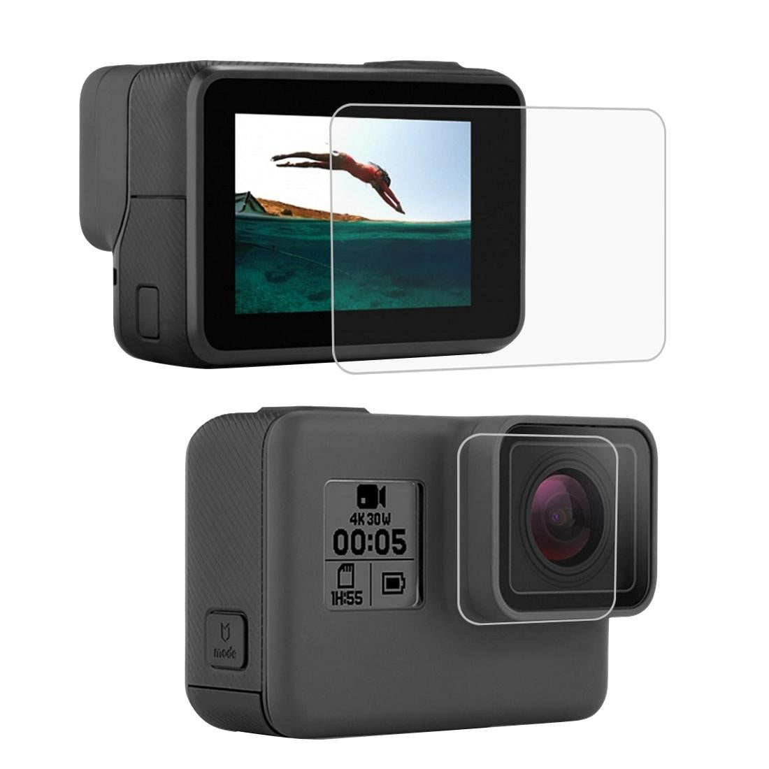 Tempered Glass Screen Protector For Gopro Hero7 / 6 / 5 - Hd Clarity-1915197938586488832