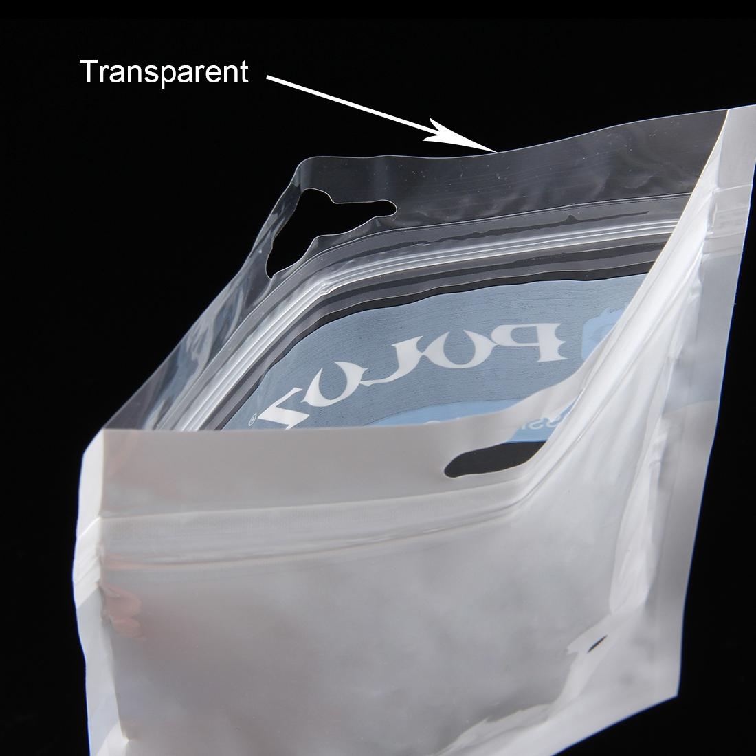 10-Pack Clear Front Pearl Jewelry Zip Lock Bags With Hang Hole - 25.8Cm X 18Cm Size-1915197013503381508